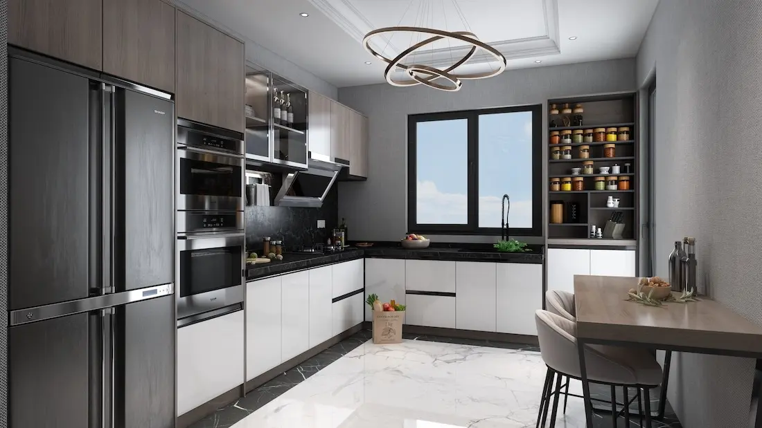Fitted kitchen